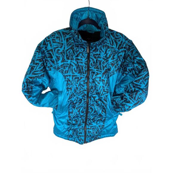 Vintage Women's Snuggler Ski Wear Jacket Style Dazzie 4124 By Kaelin Size 12 - Picture 1 of 8